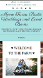 Mobile Screenshot of moorefarmsrusticweddings.com